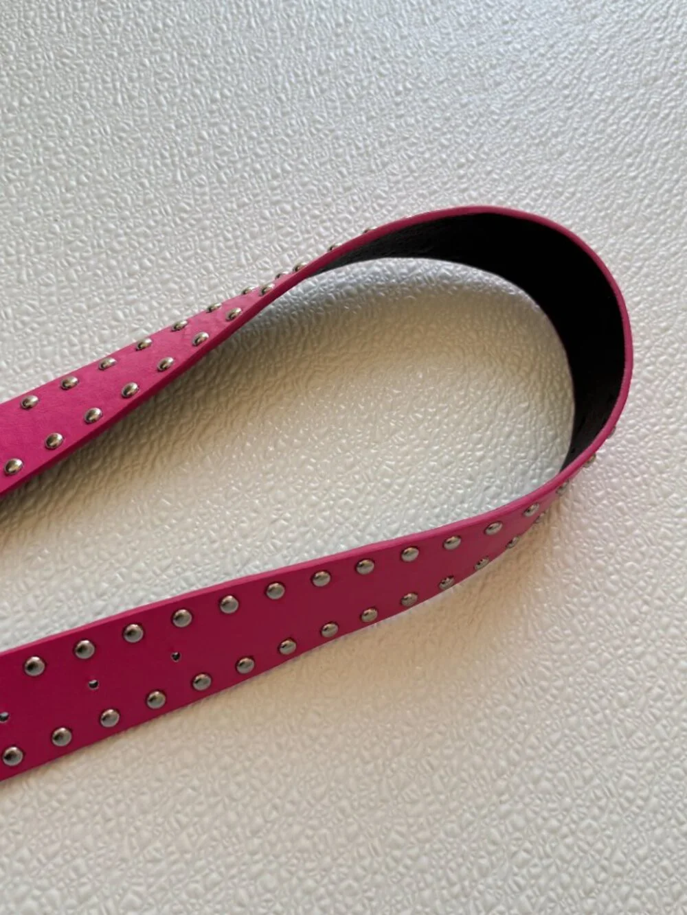 Hot Pink Butterfly Rhinestone Bling Belt Y2K 2000s